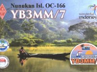 YB3MM/7  - CW Year: 2017 Band: 20m Specifics: IOTA OC-166 Nunukan island