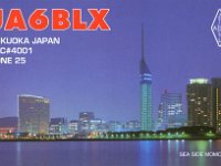 JA6BLX  - CW Year: 2006 Band: 17m Specifics: IOTA AS-077 Kyushu island. Fukuoka prefecture