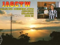 JA6CTW  - SSB Year: 2000, 2004 Band: 10, 17m Specifics: IOTA AS-032 Yaku island. Kagoshima prefecture