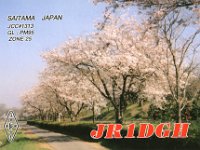 JR1DGH  - CW Year: 2001 Band: 10m Specifics: IOTA AS-007 Honshu island. Saitama prefecture