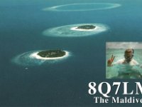 8Q7LM  - CW Year: 2001 Band: 10m Specifics: IOTA AS-013 Kuredu island