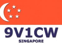 9V1CW  - CW Year: 2005 Band: 12, 15, 17, 20, 30m Specifics: IOTA AS-019 Singapore island