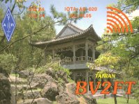 BV2FT  - SSB Year: 2000 Band: 10m Specifics: IOTA AS-020 mainland Taiwan