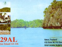 E29AL  - CW - SSB Year: 2001 Band: 10m Specifics: IOTA AS-126 Tarutao island