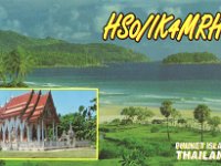HS0/IK4MRH  - SSB Year: 2000, 2001, 2002 Band: 10, 15, 20m Specifics: IOTA AS-053 Phuket island