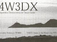 4W3DX  - CW - SSB Year: 2003 Band: 15, 17m Specifics: IOTA OC-148 Timor island