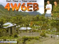 4W6EB  - SSB Year: 2000 Band: 10, 17m Specifics: IOTA OC-148 Timor island