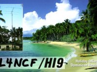HI9/DL4NCF  - SSB Year: 2000 Band: 10m Specifics: IOTA NA-096 Hispaniola island