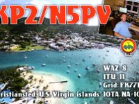 KP2/N5PV  - CW - SSB Year: 2015 Band: 12, 15, 20m Specifics: IOTA NA-106 Saint Croix island