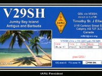 V29SH  - SSB Year: 2017 Band: 20m Specifics: IOTA NA-100 Long island