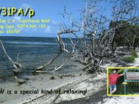 V31PA/p  - CW Year: 2013 Band: 17, 20m Specifics: IOTA NA-123 Long island