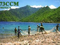 J73CCM  - CW Year: 2004 Band: 30m Specifics: IOTA NA-101 mainland Dominica