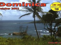 J75EA | J75ET | J75WP | J75ZH  - CW | CW | CW | SSB Year: 2002 Band: 10, 12, 15, 17, 20, 30, 40m | 10, 15, 17, 30, 40m | 80m | 15, 40m Specifics: IOTA NA-101 mainland Dominica