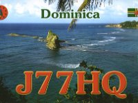 J77HQ  - CW Year: 2016 Band: 15, 20m Specifics: IOTA NA-101 mainland Dominica