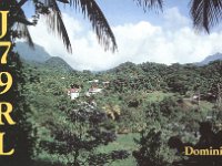 J79RL  - CW - SSB Year: 2001 Band: 10, 12, 17, 30, 40m Specifics: IOTA NA-101 mainland Dominica