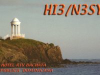 HI3/N3SY  - CW Year: 2014 Band: 10m Specifics: IOTA NA-096 Hispaniola island