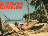 HI9/DL7AFS  - SSB Year: 2001 Band: 10, 17, 20m Specifics: IOTA NA-096 Hispaniola island