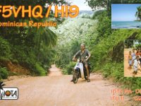 HI9/F5VHQ  - SSB Year: 2003 Band: 17, 20m Specifics: IOTA NA-096 Hispaniola island