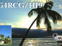 HI9/G4RCG  - CW Year: 2004 Band: 10, 12, 17m Specifics: IOTA NA-096 Hispaniola island