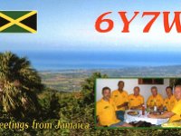 6Y7W  - CW Year: 2013 Band: 10, 12, 15, 20, 40m Specifics: IOTA NA-097 mainland Jamaica