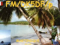 FM/DK5DF/p  - SSB Year: 2001 Band: 10m Specifics: IOTA NA-107 mainland Martinique