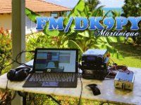 FM/DK9PY  - CW Year: 2019 Band: 17m Specifics: IOTA NA-107 mainland Martinique