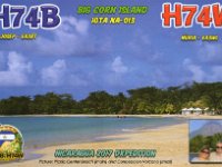 H74W  - SSB Year: 2017 Band: 20m Specifics: IOTA NA-013 Big Corn island
