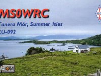 MS0WRC  - SSB Year: 2014 Band: 15, 17, 20, 40m Specifics: IOTA EU-092 Tanera Mor island