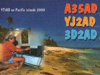 3D2AD  - CW - SSB Year: 2000 Band: 10, 17m Specifics: IOTA OC-016 Viti Levu island