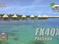 FK4QX  -  SSB Year: 2016 Band: 20m Specifics: IOTA OC-032 Grande Terre island