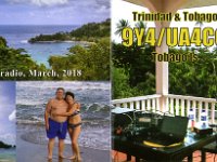 9Y4/UA4CC  - CW Year: 2018 Band: 17m Specifics: IOTA SA-009 Tobago island