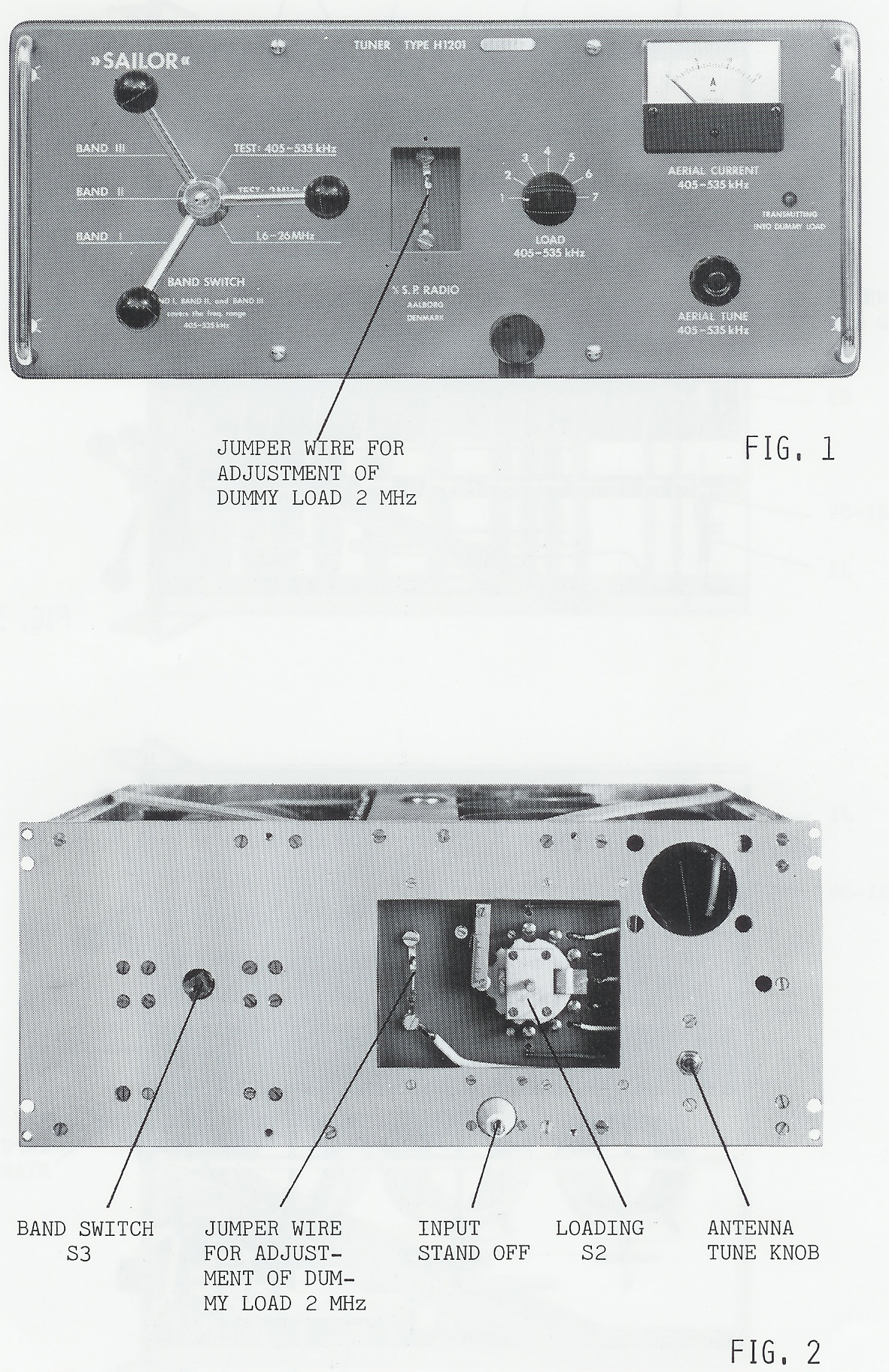 Sailor H1201 Tuning facilities Page 09