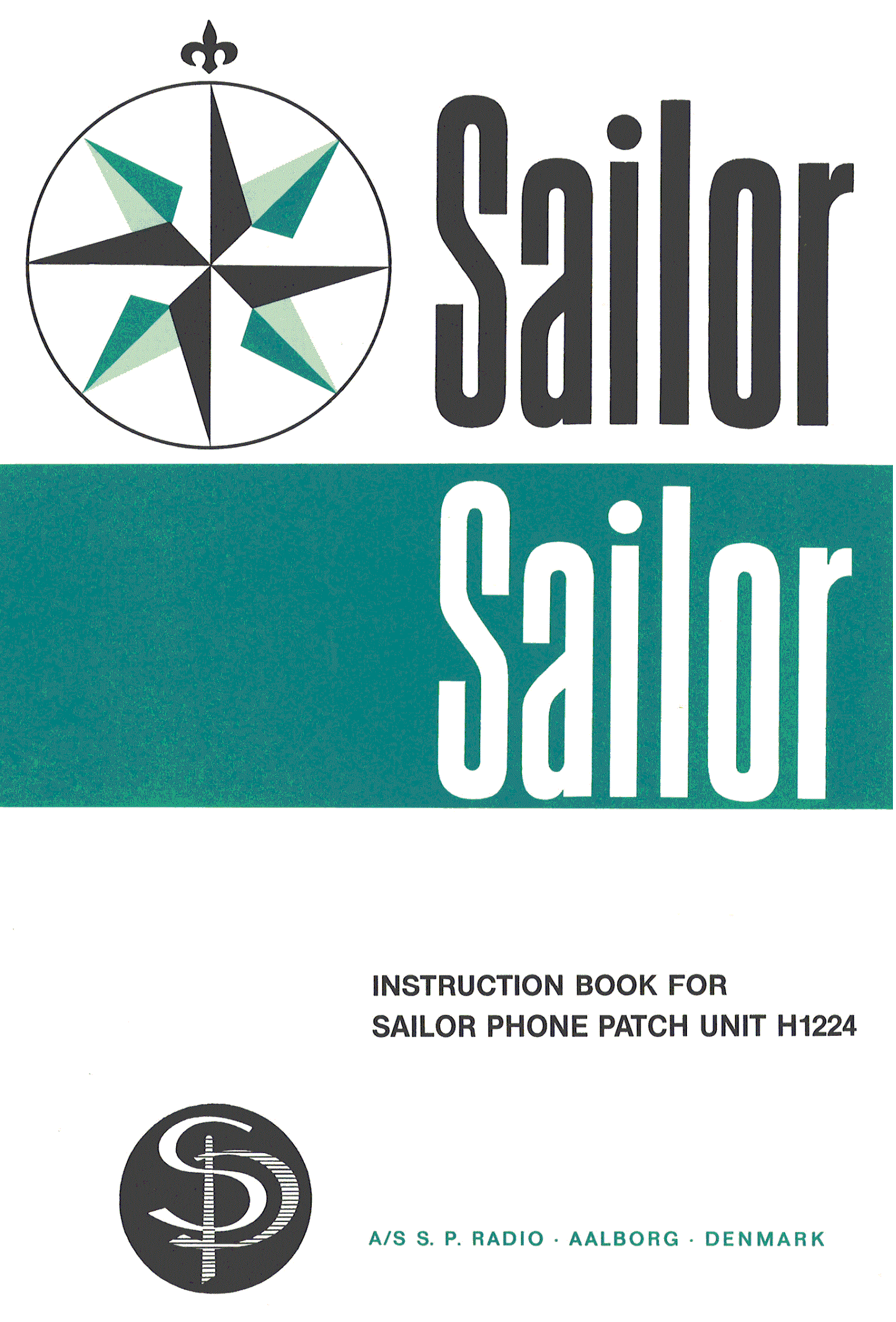 Sailor H1224 Phone Patch Unit service manual