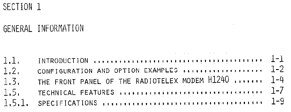Radiotelex General information page-1