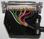 Teleprinter interface cable connections small