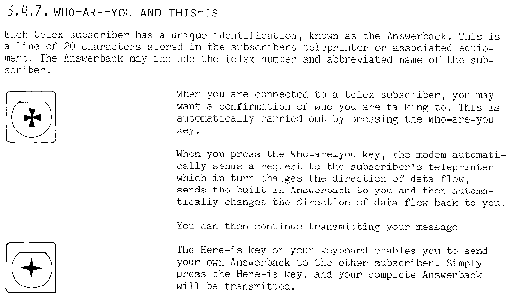 Radiotelex Usin the modem page-14