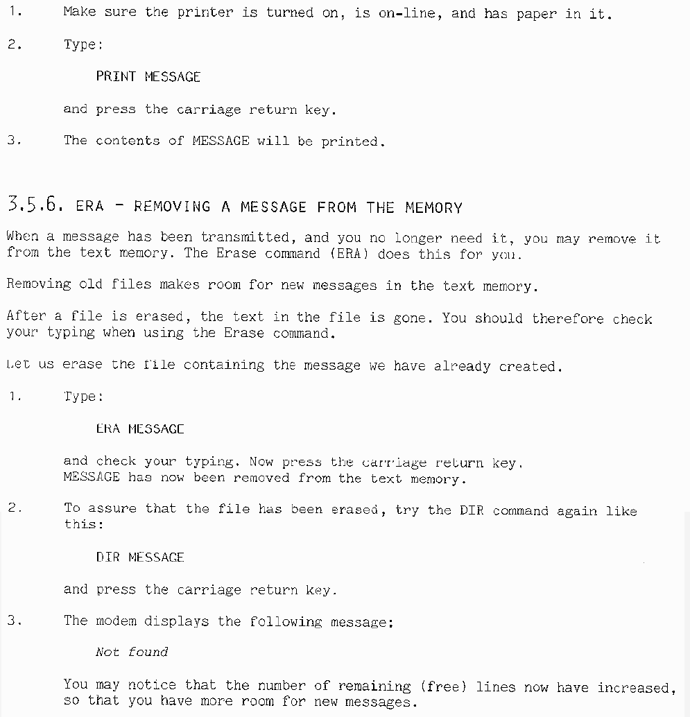 Radiotelex Usin the modem page-19