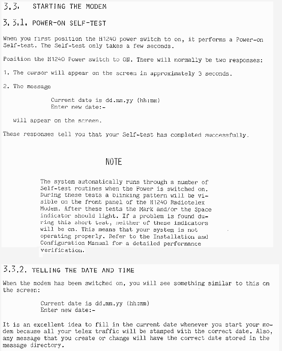 Radiotelex Usin the modem page-9