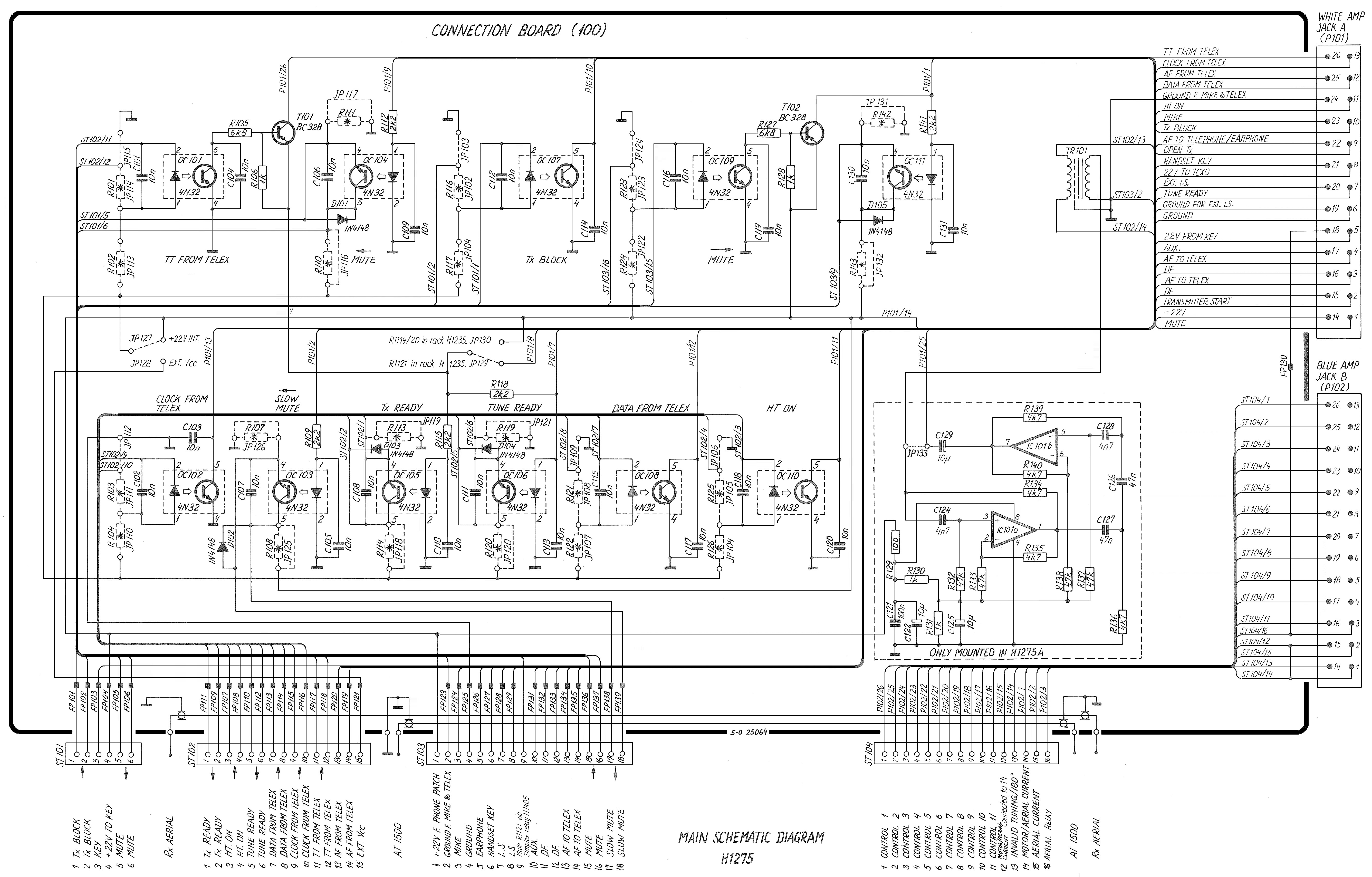 H1275 Main schematic diagram
