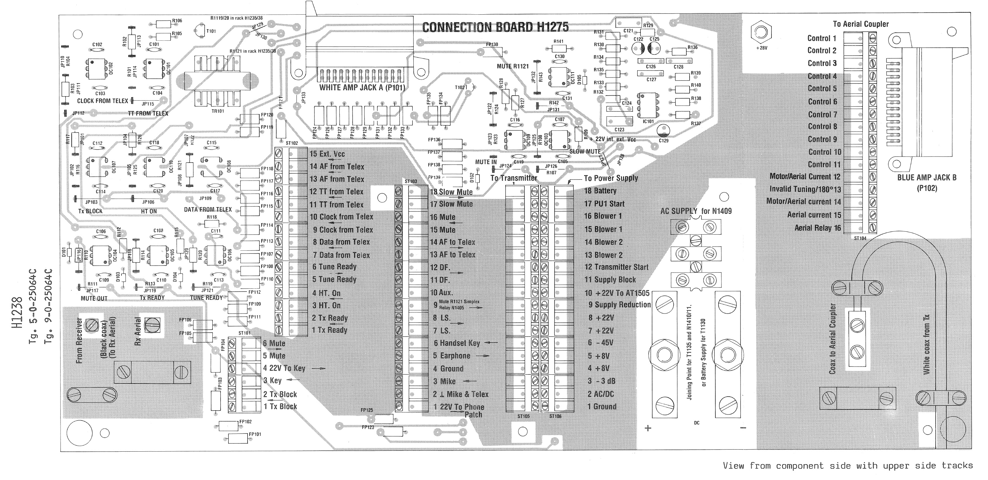 H1275 connection box component locations lower site