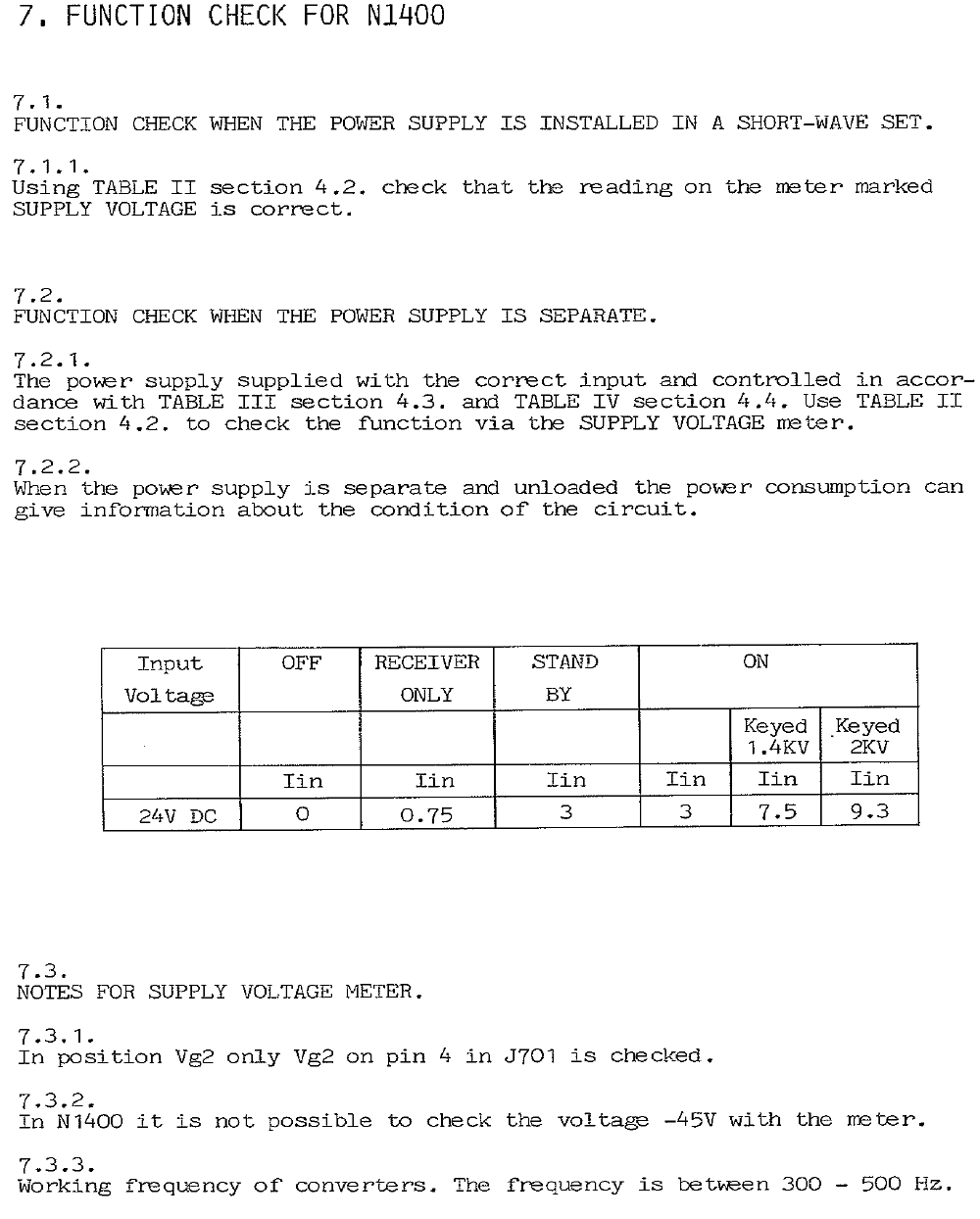 Sailor N1400 Function check page-16