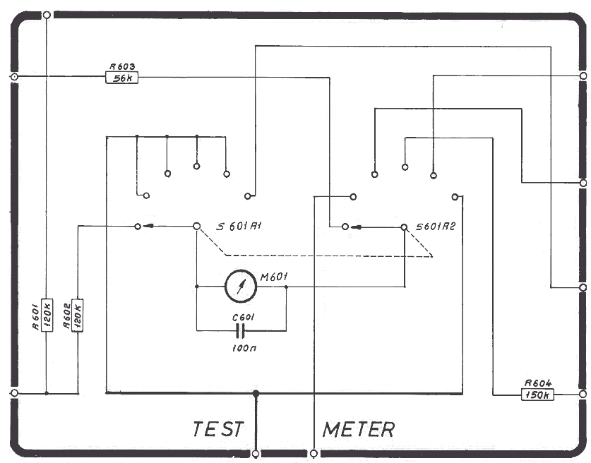 Sailor N1401 Test meter schema 600