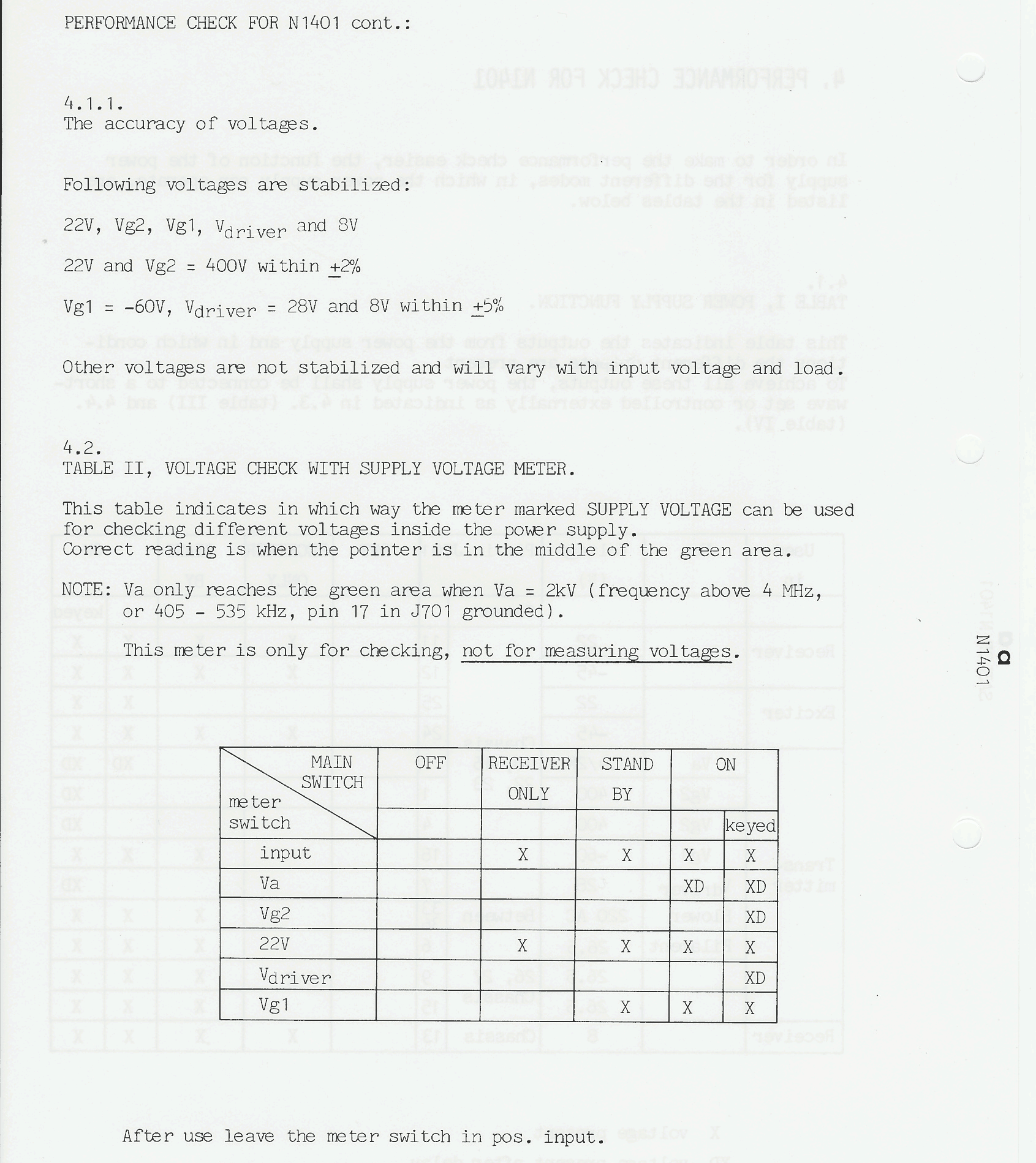 Sailor N1401 Performance check page-13
