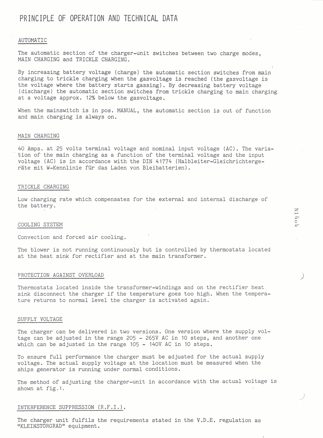 Sailor N1404 Instructions page 5