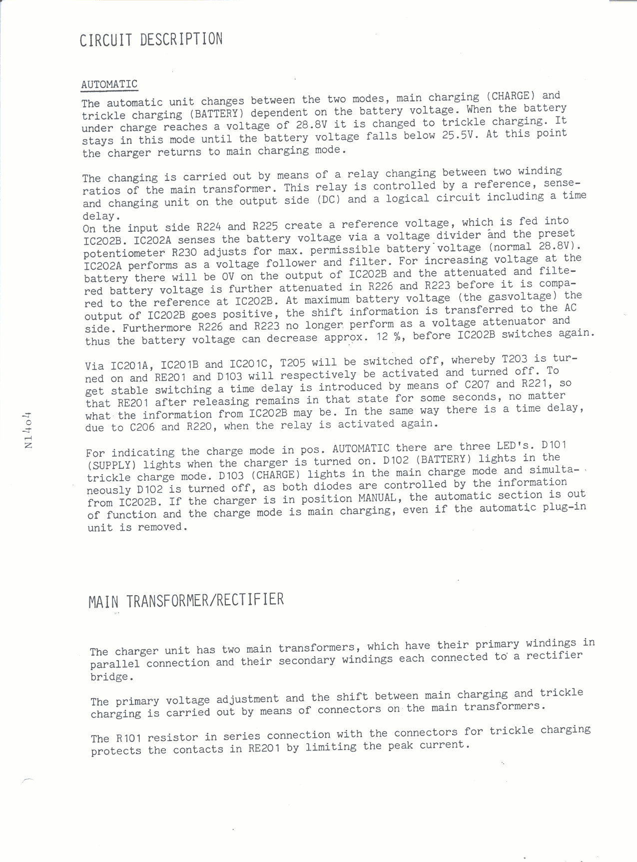Sailor N1404 Instructions page 6