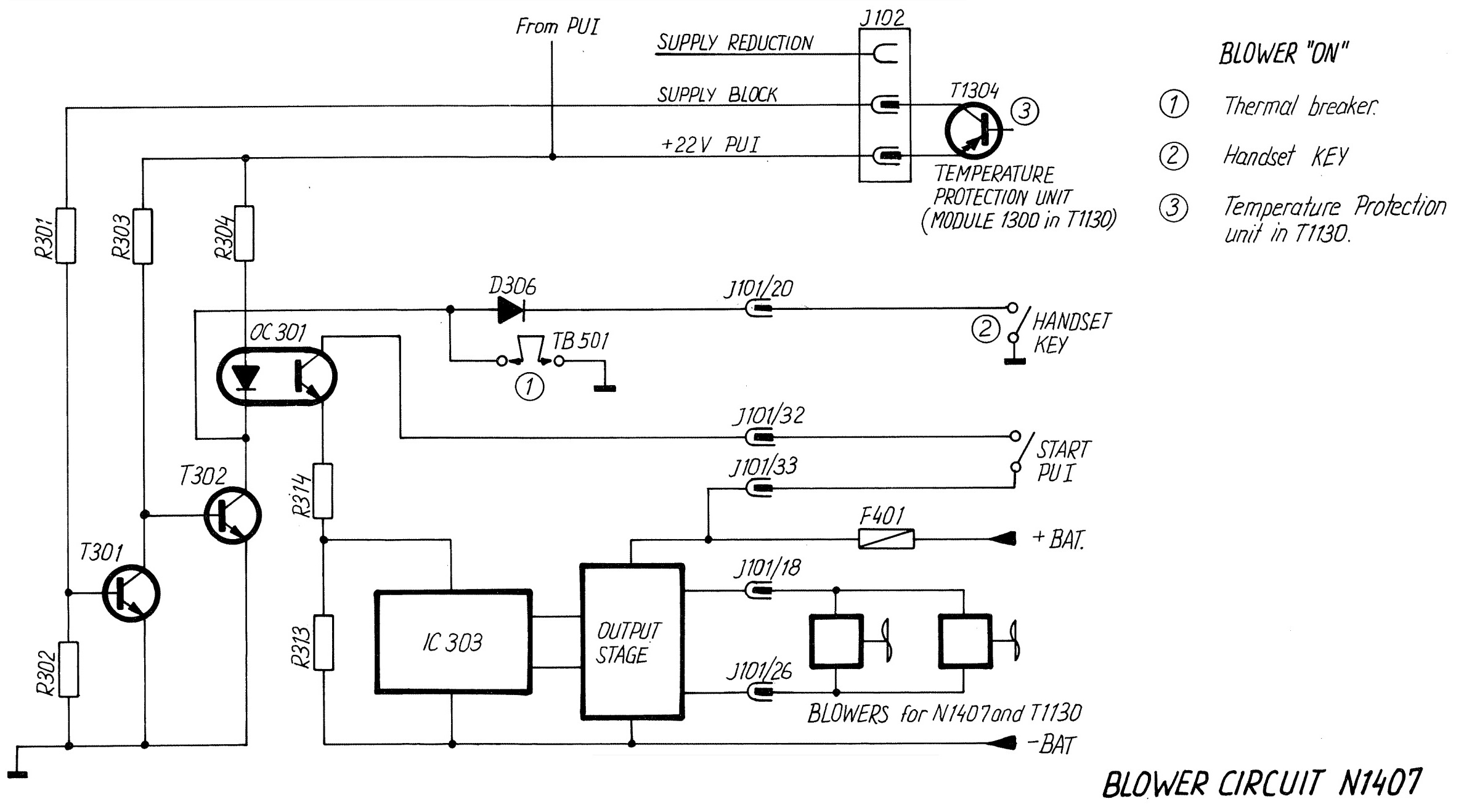 Blower unit