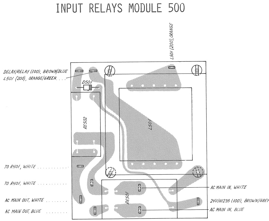 Sailor N1409 Input relays view-500