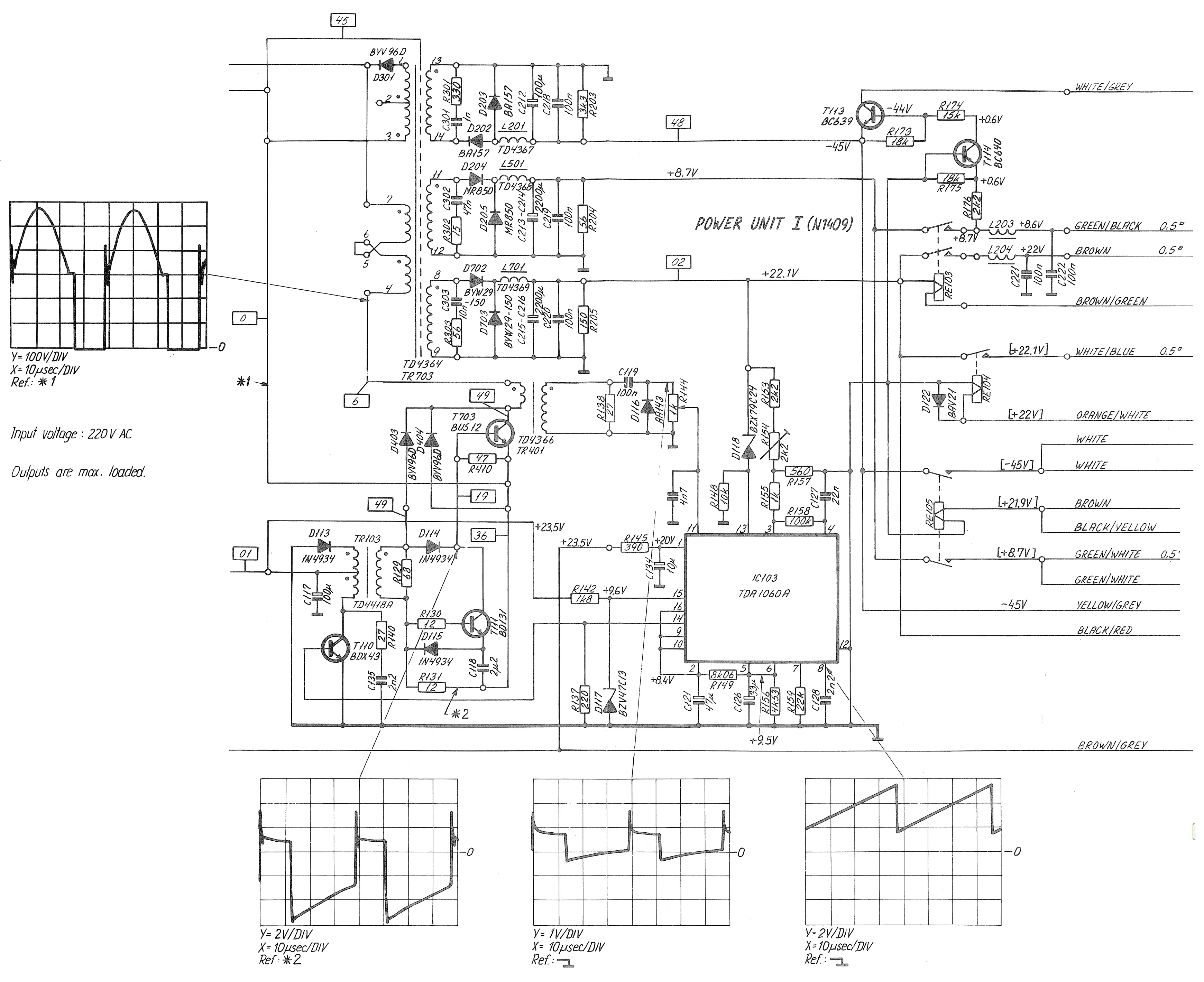 Sailor N1409 Power unit 1