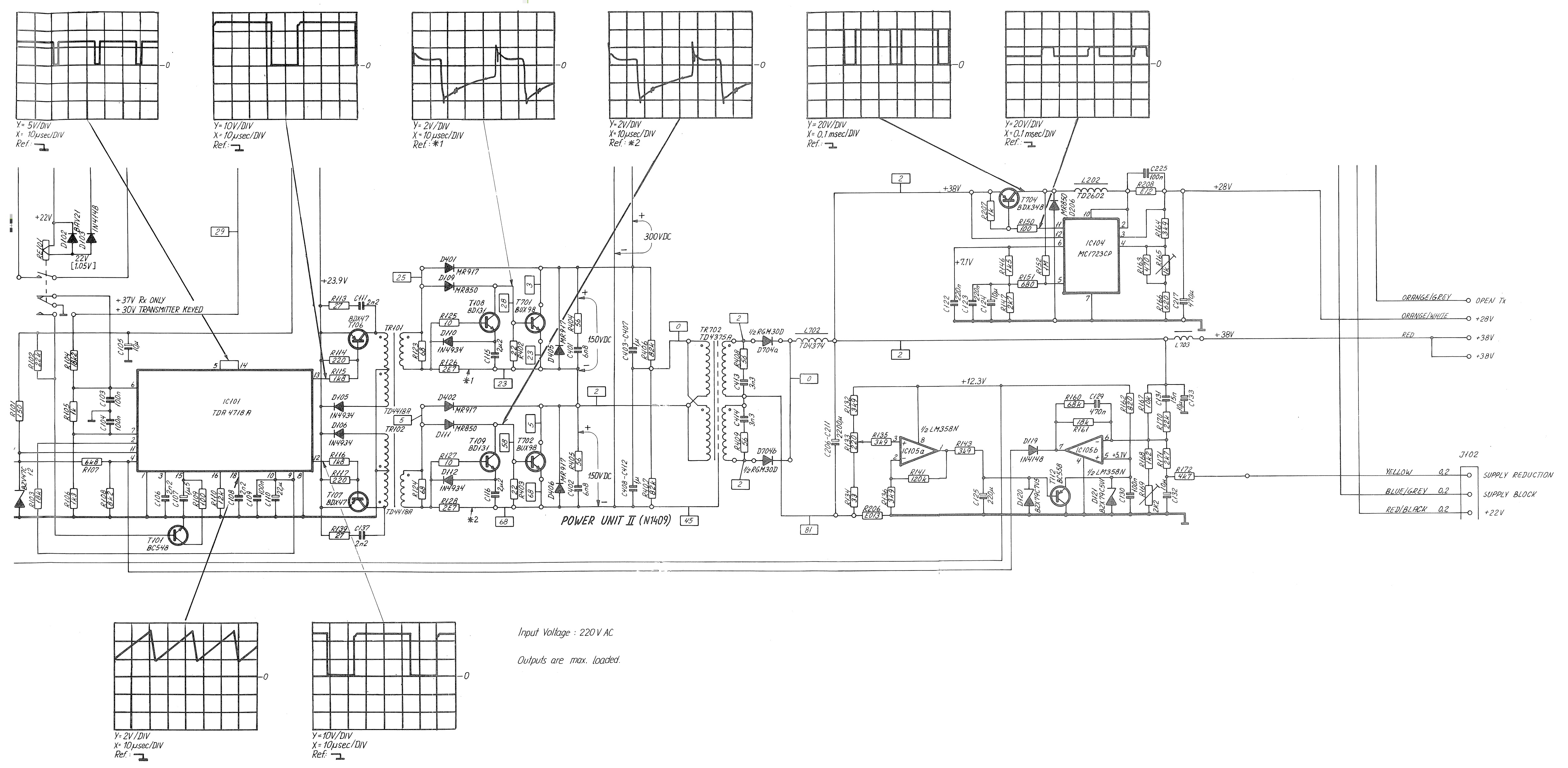 Sailor N1409 Power unit 2