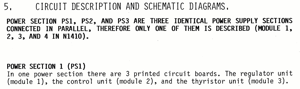 Sailor N1410 Circuit desciption & schematic diagram